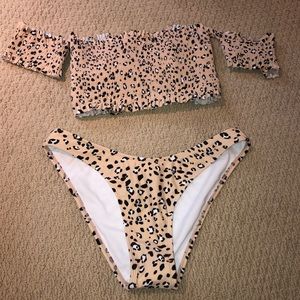 Never been worn leopard print bikini!